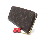 Louis Vuitton Portefeuille Clemence Flower Charm Monogram Coquelicot Wallet — view 2