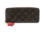 Louis Vuitton Portefeuille Clemence Flower Charm Monogram Coquelicot Wallet — view 3
