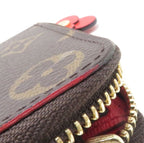 Louis Vuitton Portefeuille Clemence Flower Charm Monogram Coquelicot Wallet — view 6