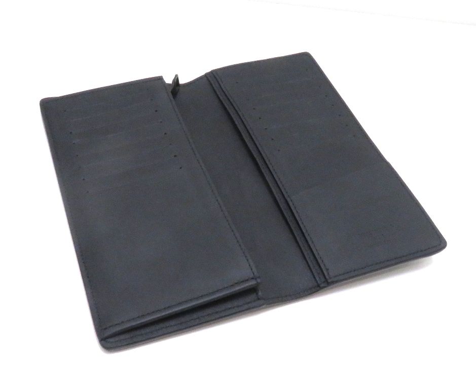 Louis Vuitton Portefeuille Brazza Monogram Taurillon Noir Wallet Leather Stamp — view 4