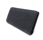 Louis Vuitton Portefeuille Brazza Monogram Taurillon Noir Wallet Leather Stamp — view 2