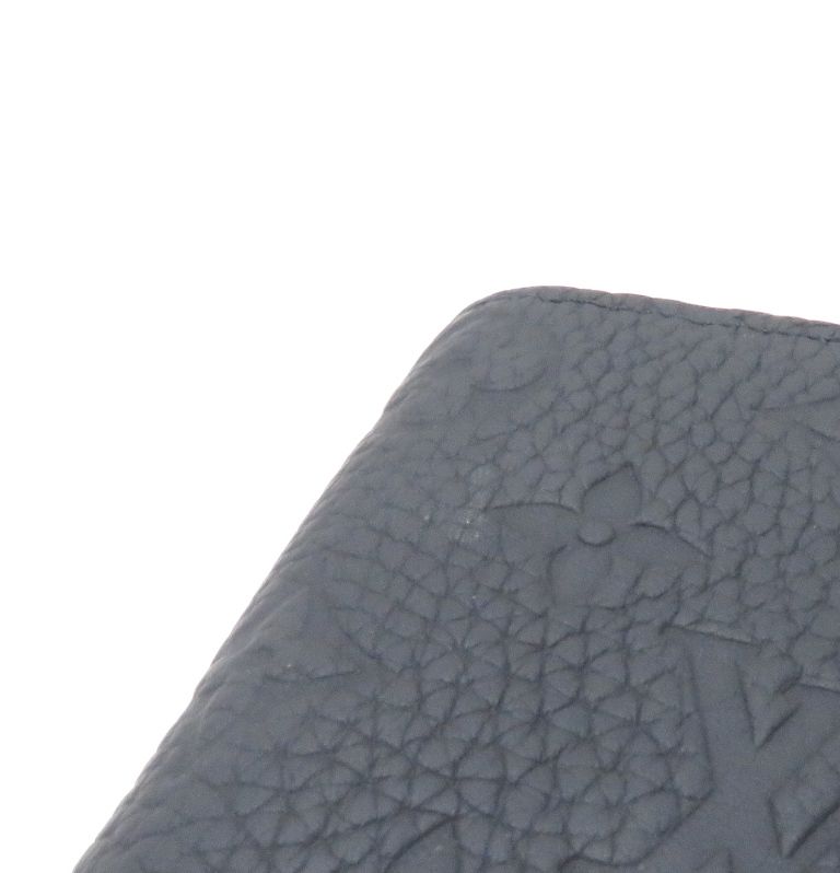 Louis Vuitton Portefeuille Brazza Monogram Taurillon Noir Wallet Leather Stamp — view 8