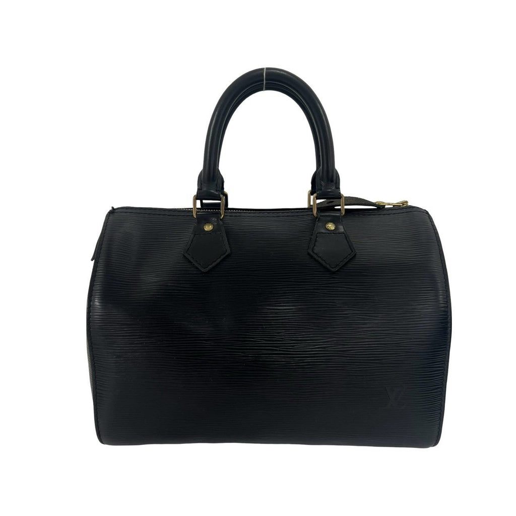 Louis Vuitton Vintage Speedy 25 Epi Leather Mini Boston Bag Noir — view 3