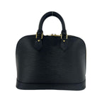 Louis Vuitton Vintage Alma Epi Leather Mini Boston Bag Noir Black — view 3