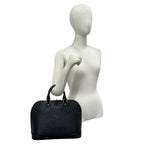 Louis Vuitton Vintage Alma Epi Leather Mini Boston Bag Noir Black — view 2