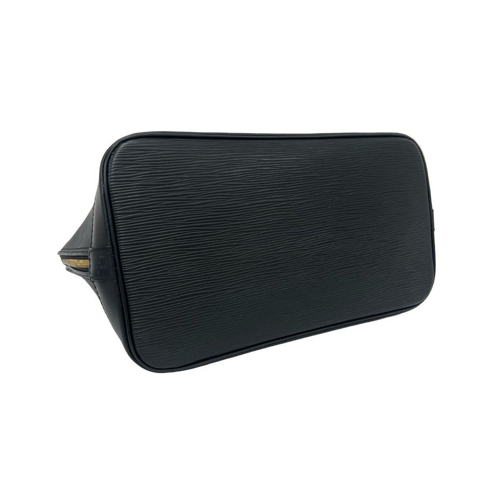 Louis Vuitton Vintage Alma Epi Leather Mini Boston Bag Noir Black — view 7