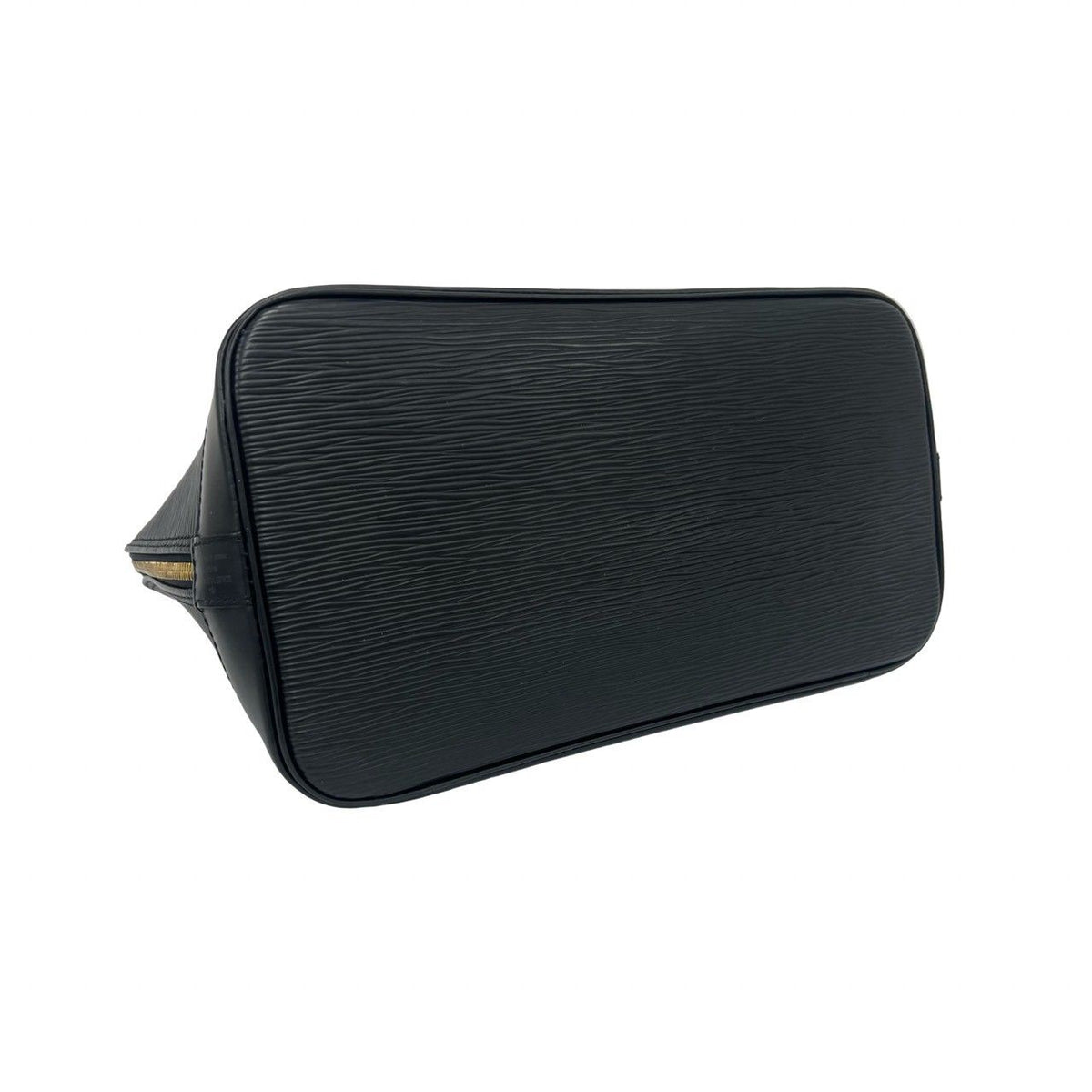 Louis Vuitton Vintage Alma Epi Leather Mini Boston Bag Noir Black — view 7