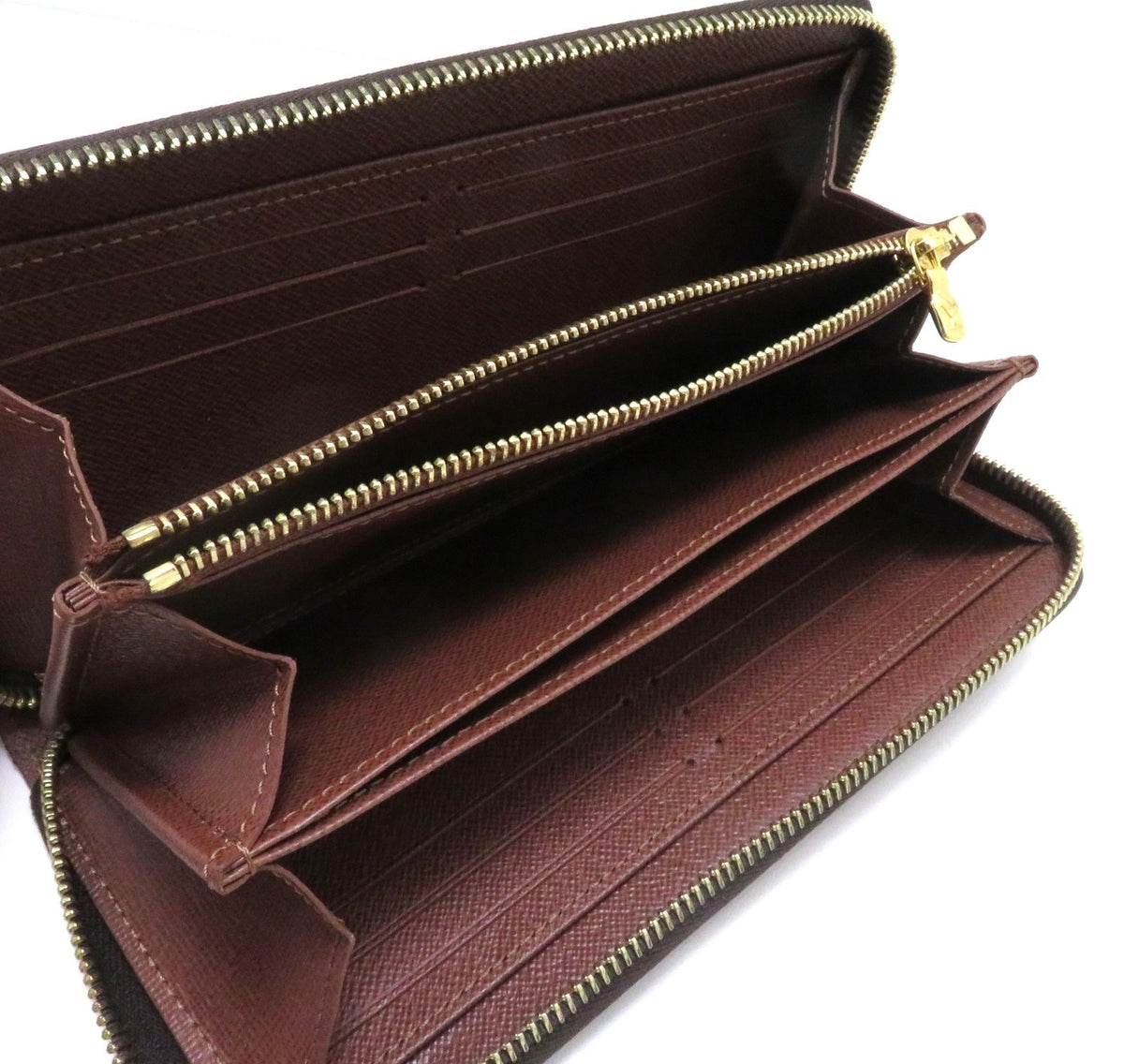 Louis Vuitton Zippy Wallet Monogram Long Canvas Brown — view 5