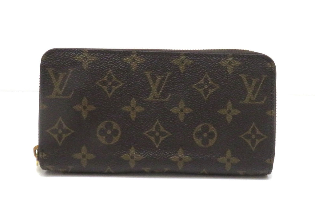 Louis Vuitton Zippy Wallet Monogram Long Canvas Brown