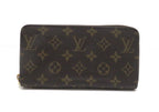 Louis Vuitton Zippy Wallet Monogram Long Canvas Brown