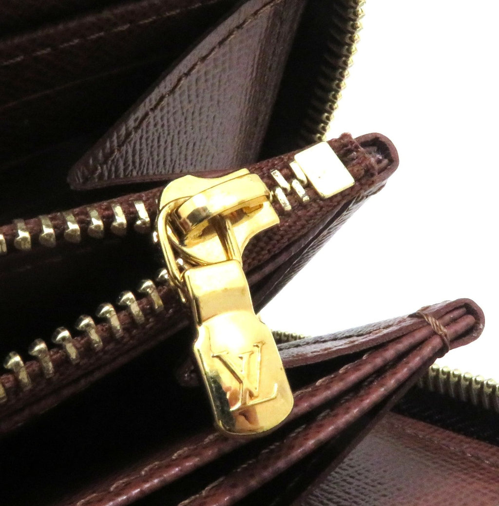 Louis Vuitton Zippy Wallet Monogram Long Canvas Brown — view 6