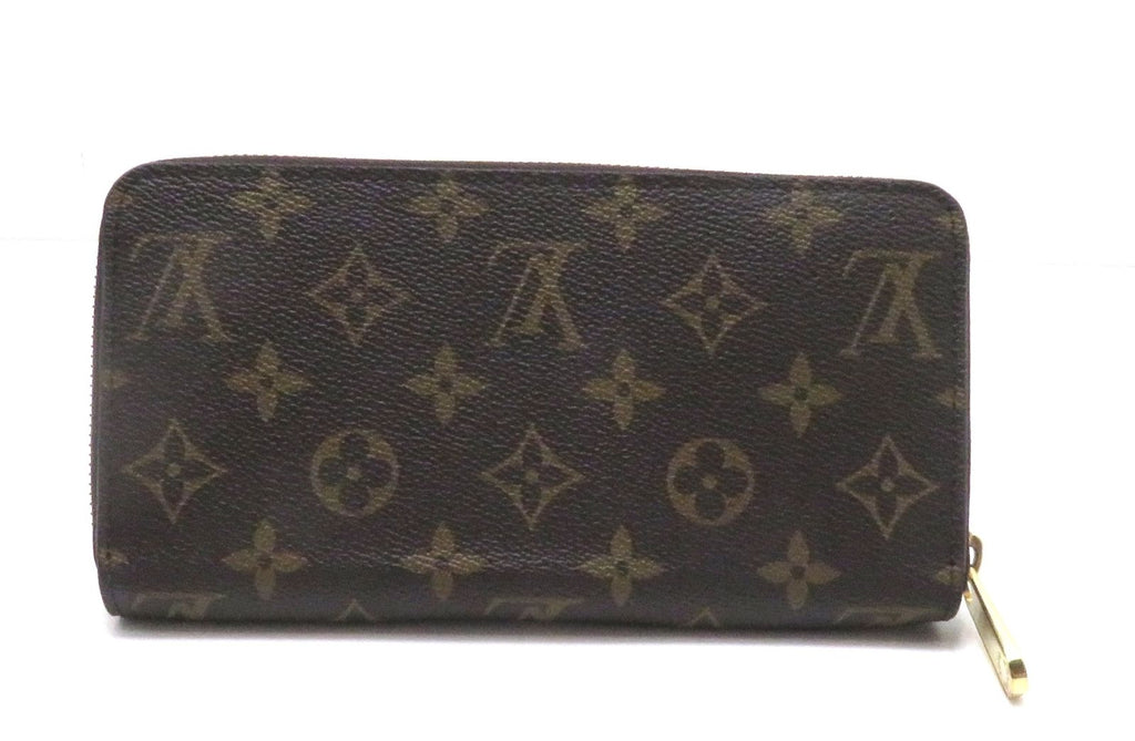 Louis Vuitton Zippy Wallet Monogram Long Canvas Brown — view 3