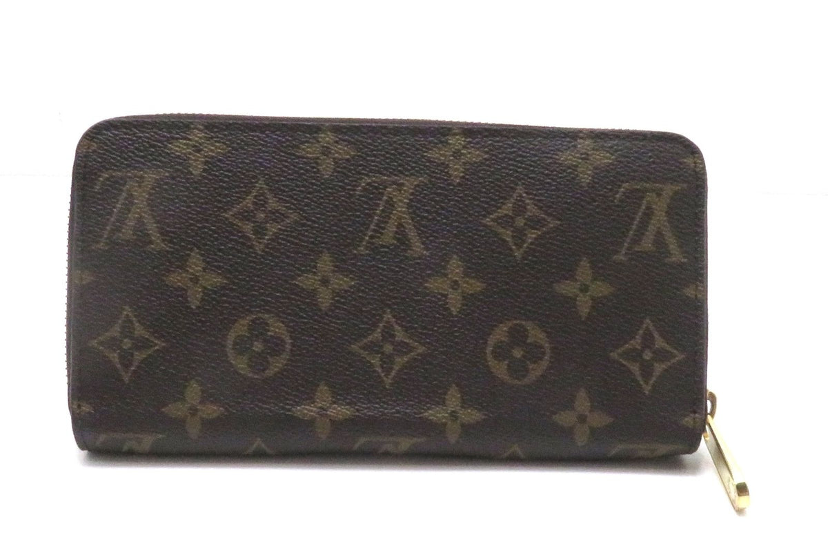 Louis Vuitton Zippy Wallet Monogram Long Canvas Brown — view 3