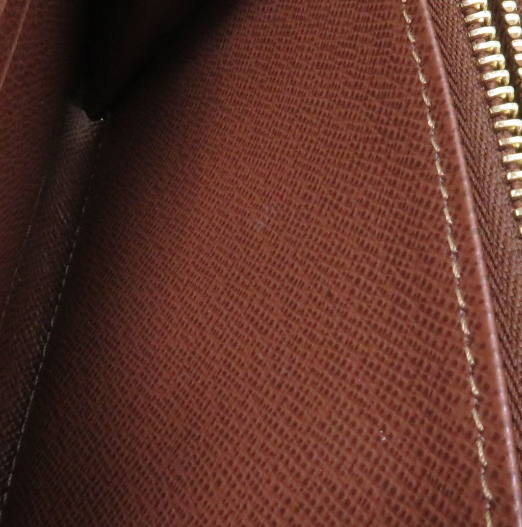 Louis Vuitton Zippy Wallet Monogram Long Canvas Brown — view 7