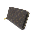 Louis Vuitton Zippy Wallet Monogram Long Canvas Brown — view 2