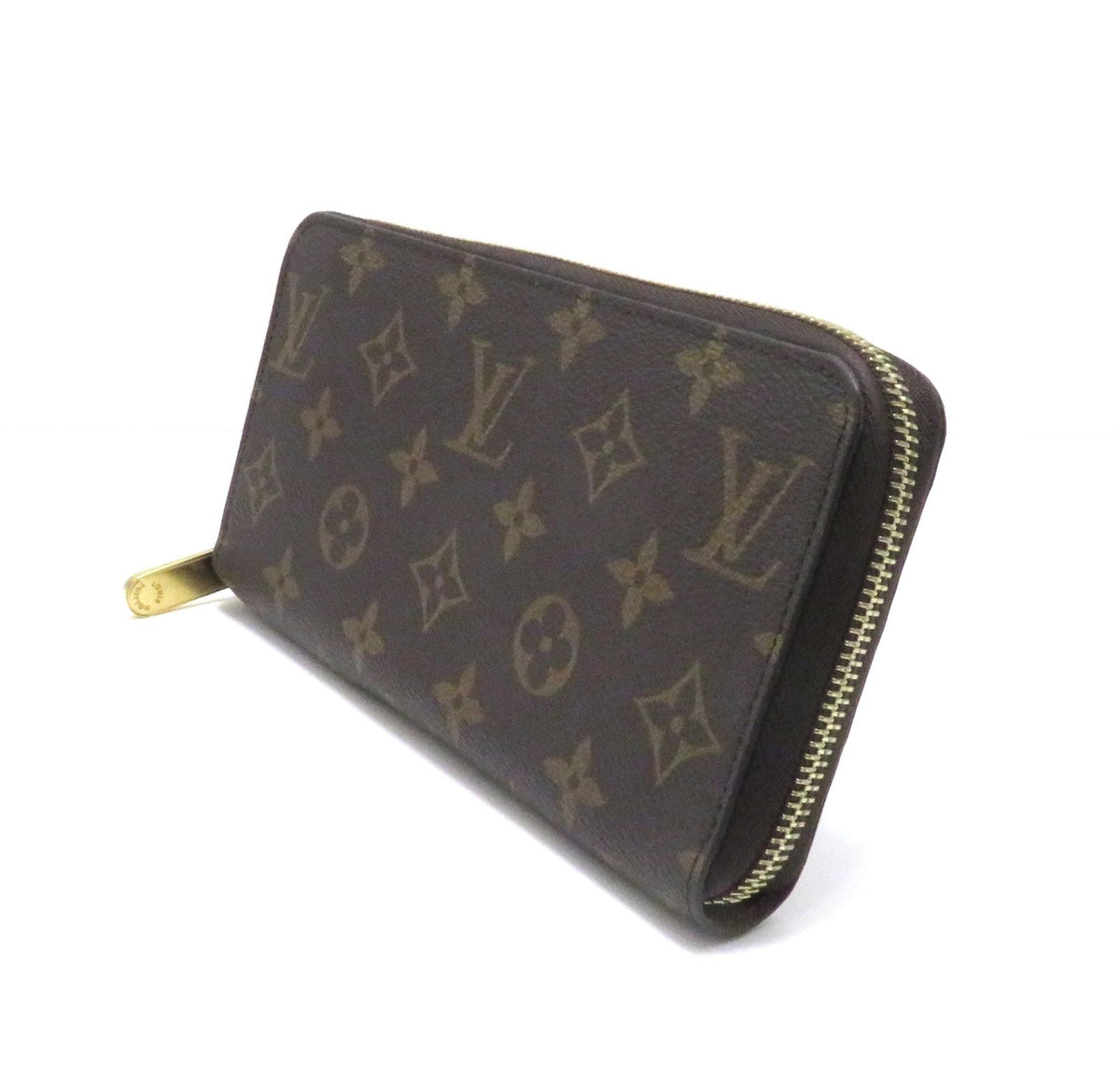 Louis Vuitton Zippy Wallet Monogram Long Canvas Brown — view 2