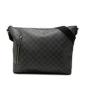 Louis Vuitton Damier Graphite Mick MM Black Leather Crossbody Shoulder Bag