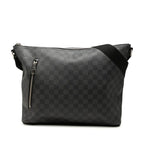 Louis Vuitton Damier Graphite Mick MM Black Leather Crossbody Shoulder Bag