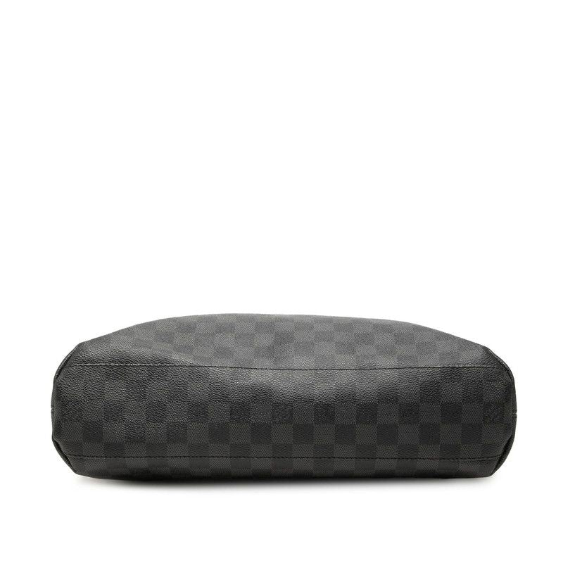 Louis Vuitton Damier Graphite Mick MM Black Leather Crossbody Shoulder Bag — view 3