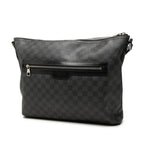 Louis Vuitton Damier Graphite Mick MM Black Leather Crossbody Shoulder Bag — view 2
