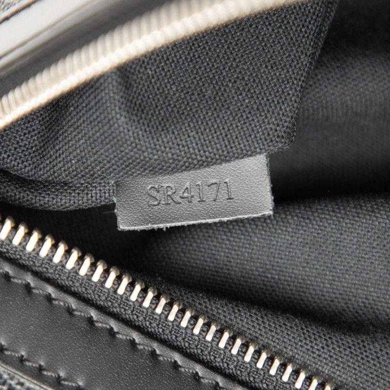 Louis Vuitton Damier Graphite Mick MM Black Leather Crossbody Shoulder Bag — view 6