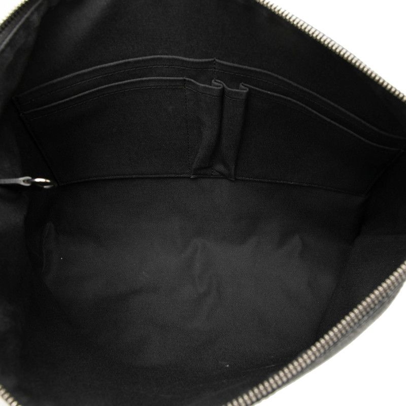 Louis Vuitton Damier Graphite Mick MM Black Leather Crossbody Shoulder Bag — view 4