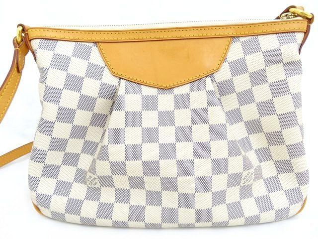 Louis Vuitton Damier Azur Siracusa PM Shoulder Bag — view 2