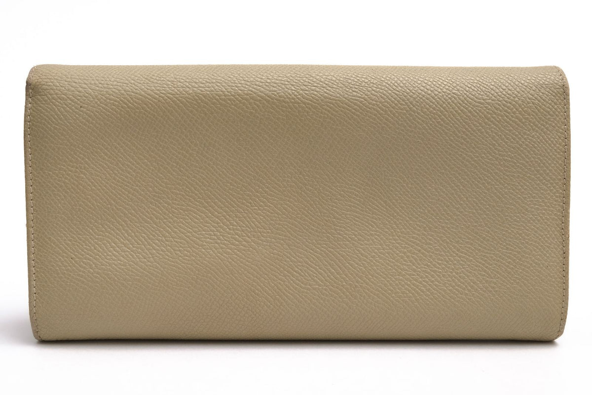 Loewe Wallet Leather Beige Anagram Continental with Coin Purse Bifold — view 2