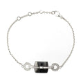Chanel Ultra Diamond Ceramic Bracelet 18K White Gold Black