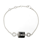 Chanel Ultra Diamond Ceramic Bracelet 18K White Gold Black