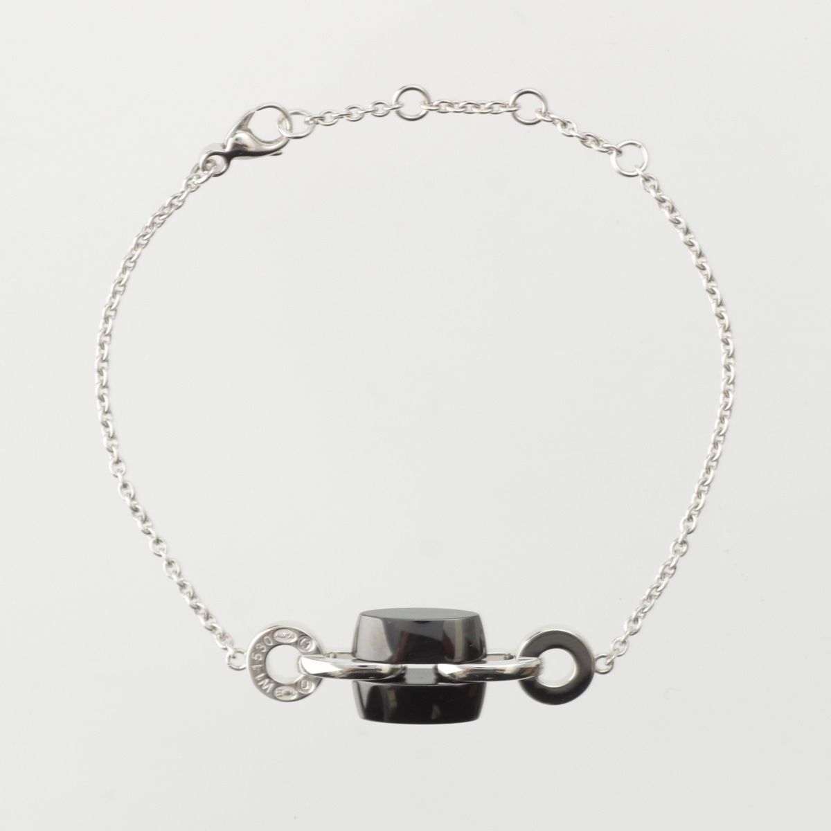 Chanel Ultra Diamond Ceramic Bracelet 18K White Gold Black — view 2