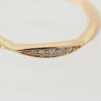 Chanel Camellia Collection Half Eternity Diamond 18K White Gold Ring — view 7