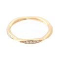 Chanel Camellia Collection Half Eternity Diamond 18K White Gold Ring