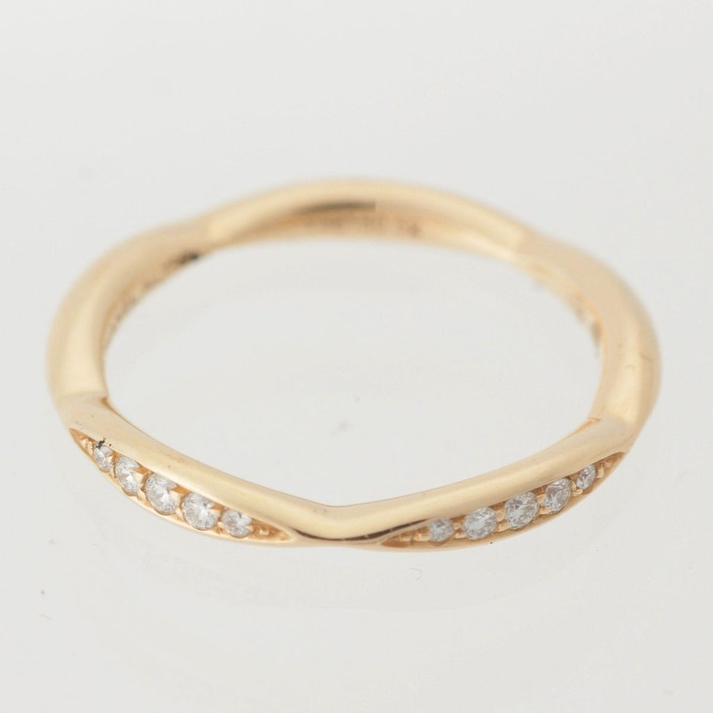 Chanel Camellia Collection Half Eternity Diamond 18K White Gold Ring — view 2