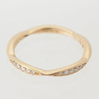Chanel Camellia Collection Half Eternity Diamond 18K White Gold Ring — view 2