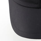 Chanel Cotton Metal CC Logo Cap Hat Black White — view 7