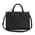 Louis Vuitton On The Go PM Noir Monogram Empreinte Tote Bag 2-Way