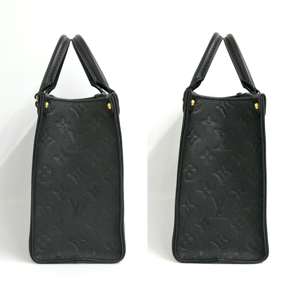 Louis Vuitton On The Go PM Noir Monogram Empreinte Tote Bag 2-Way — view 3