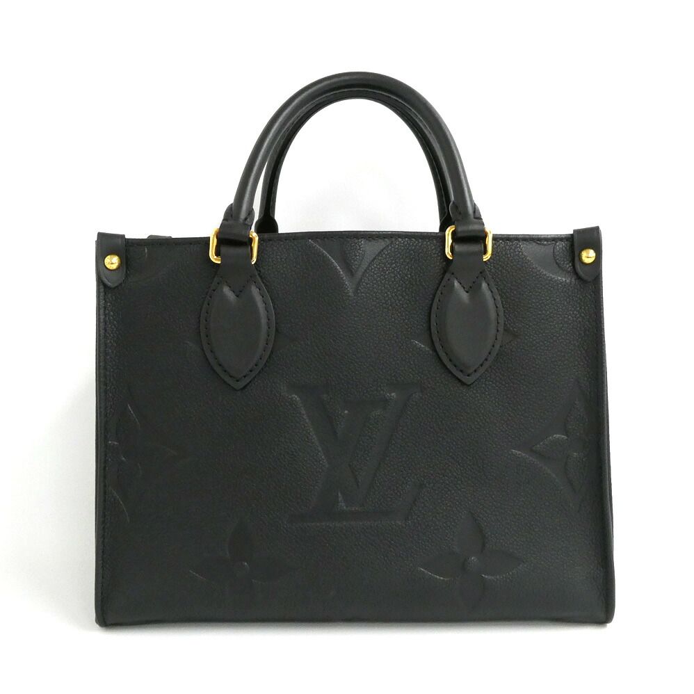 Louis Vuitton On The Go PM Noir Monogram Empreinte Tote Bag 2-Way — view 2