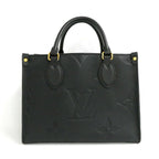 Louis Vuitton On The Go PM Noir Monogram Empreinte Tote Bag 2-Way — view 2