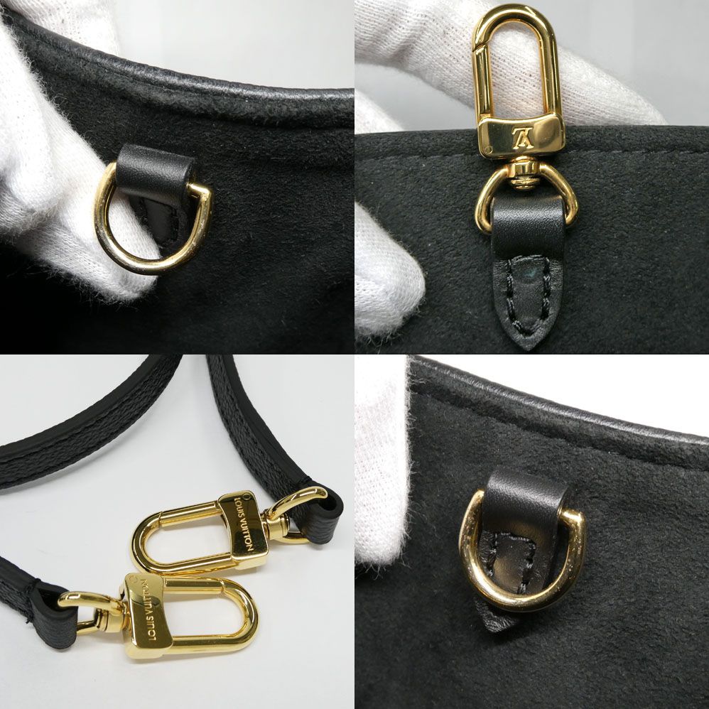 Louis Vuitton On The Go PM Noir Monogram Empreinte Tote Bag 2-Way — view 7