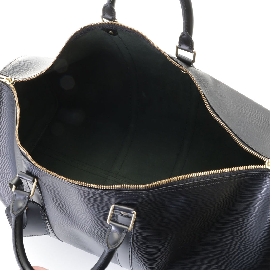 Louis Vuitton Keepall 55 Epi Noir Boston Bag — view 7
