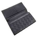 Bottega Veneta Intrecciato Billfold Wallet Black — view 4