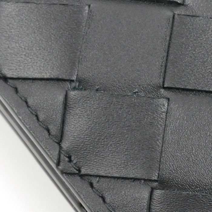 Bottega Veneta Intrecciato Billfold Wallet Black — view 7