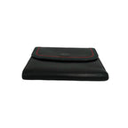 Gucci Sherry Line GG Logo Leather Kiss Lock Bifold Wallet Mini Coin Purse Black — view 6