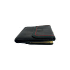 Gucci Sherry Line GG Logo Leather Kiss Lock Bifold Wallet Mini Coin Purse Black — view 5