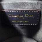 Dior 2-Way Shoulder Bag Leather Vibe Micro Navy White Handle Crossbody Casual — view 8