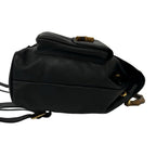 Gucci Vintage Bamboo Leather Backpack Black — view 6