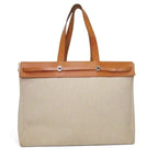 Hermes Herbag Cabas GM Tote Bag Toile H Replacement Beige — view 2