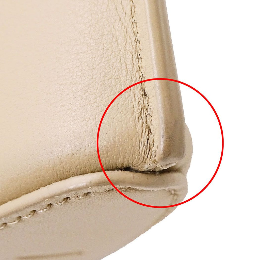 Loewe Shoulder Bag Anagram Leather Dice Pocket Beige Crossbody — view 8